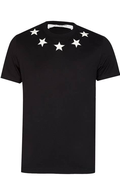 givenchy star full sleeve t shirt|givenchy signature t shirt.